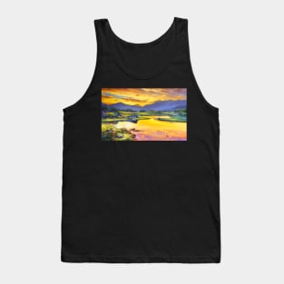 Sunset on lakes of Kilarney Tank Top